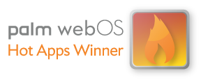 Palm Hot Apps Award Winner